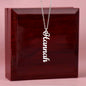 To My Soulmate | Personalized Vertical Name Necklace